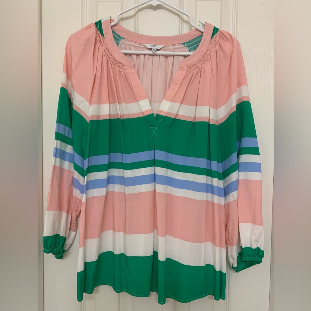 Crown & Ivy striped dress shirt